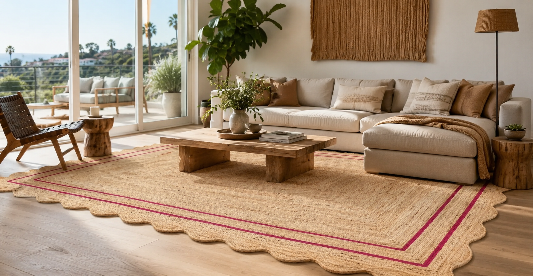Scalloped Rug 8x10: The Perfect Size for Modern Living Rooms